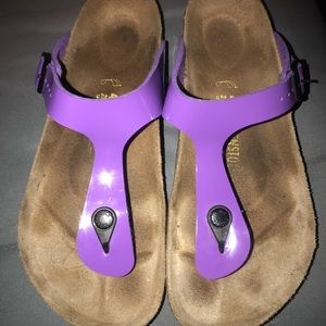 Purple Birkenstock Sandals